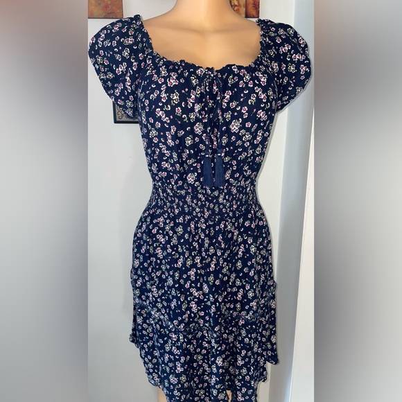 EXCELLENT CONDITIONS DRESS FLORAL PRINT SIZE L - Picture 3 of 8